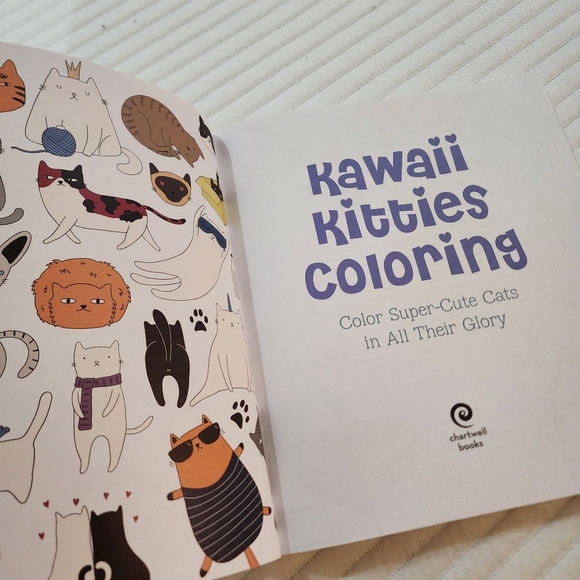 Kawaii kitties coloring book - Picture 9 of 12